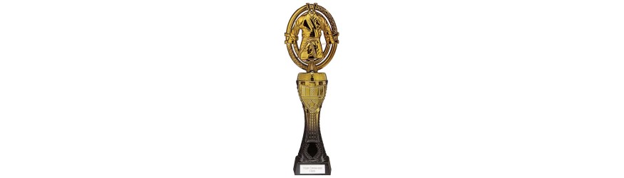 MAVERICK TOWER MARTIAL ARTS LEGEND TROPHY - 4 SIZES - 23CM - 31.5CM